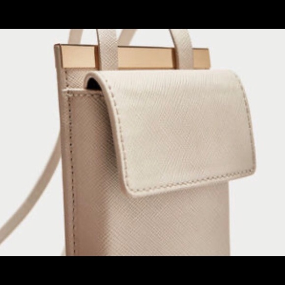 zara crossbody mobile phone bag